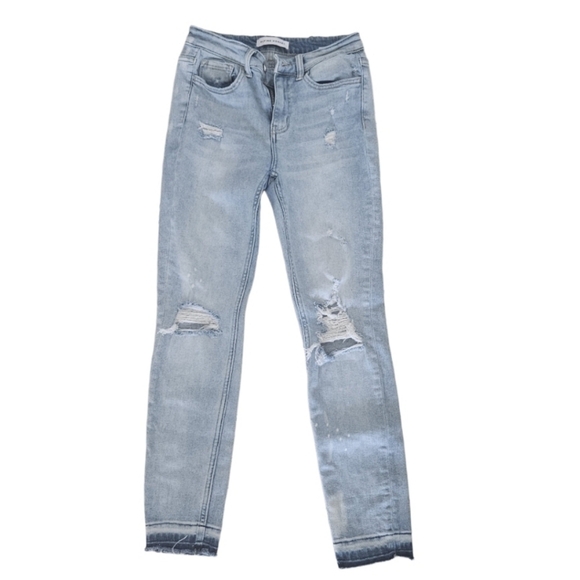 Flying Monkey Beach House Mid Rise Ankle Skinny Jeans size 26 New - Picture 2 of 16